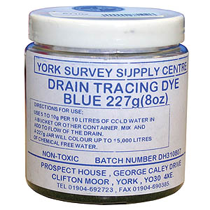 8oz (227g) Powder Drain Dye - Blue