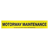 Vehicle Sign - 'Motorway Maintenance' Vinyl - 600 x 100mm