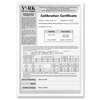Calibration Certificate - Thermometers