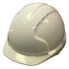 Vented Safety Helmet - White