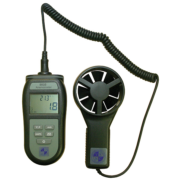 Hand Held Anemometer/Thermometer