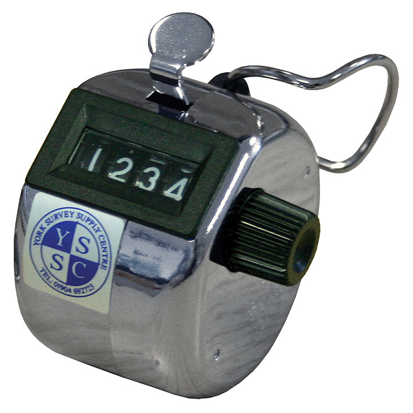 Chrome Hand Tally Counter