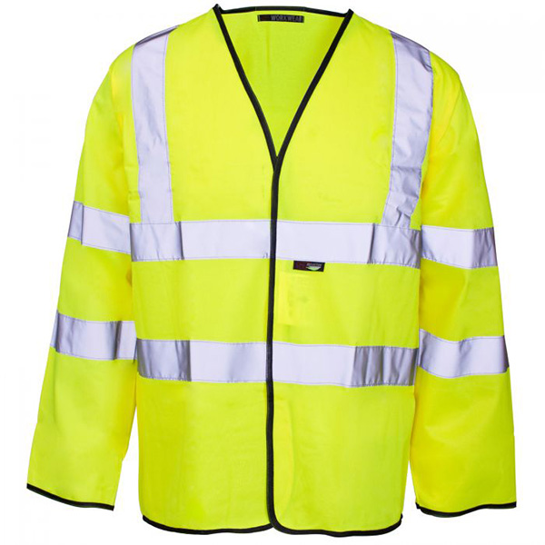 Hi-Vis Long Sleeved Yellow Vest