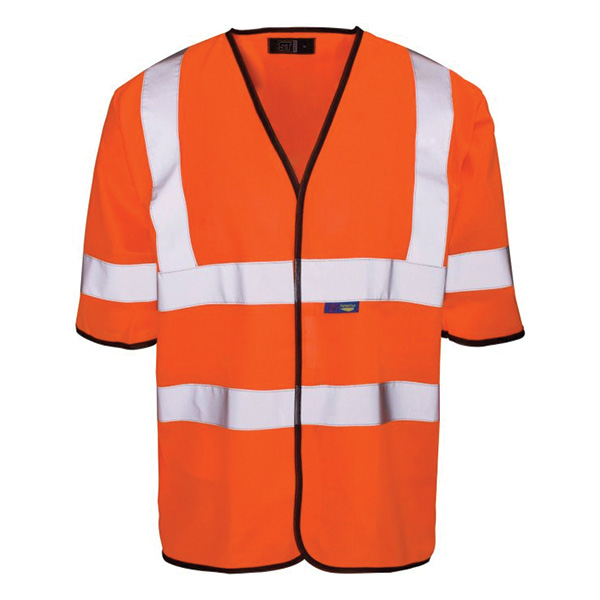 Hi-Vis Orange Short-Sleeved Vest