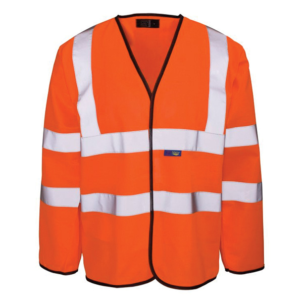 Hi-Vis Orange Long-Sleeved Vest