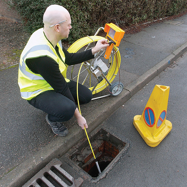 60m Pipe Inspection System with Transmitter/Receiver