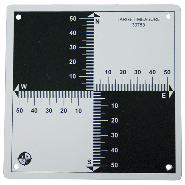 110 x 110mm Graduated Survey Target