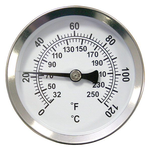 60mm Magnetic Dial Thermometer