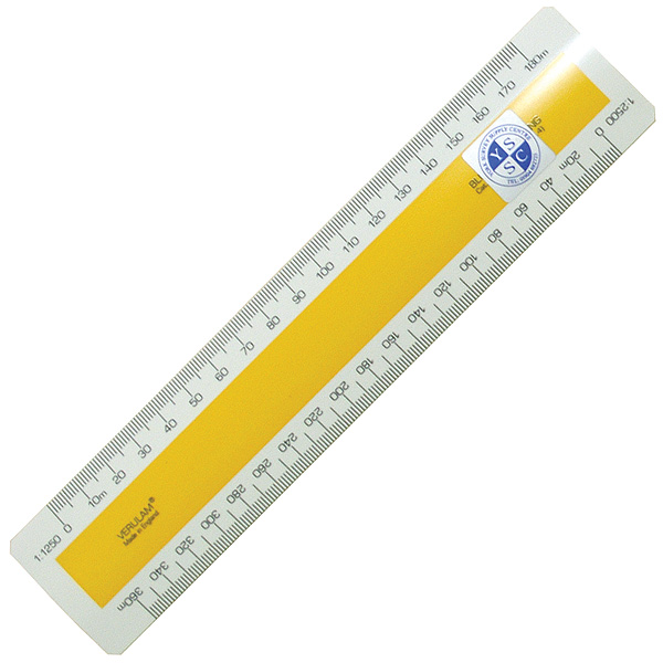 Oval Metric Scale Rule