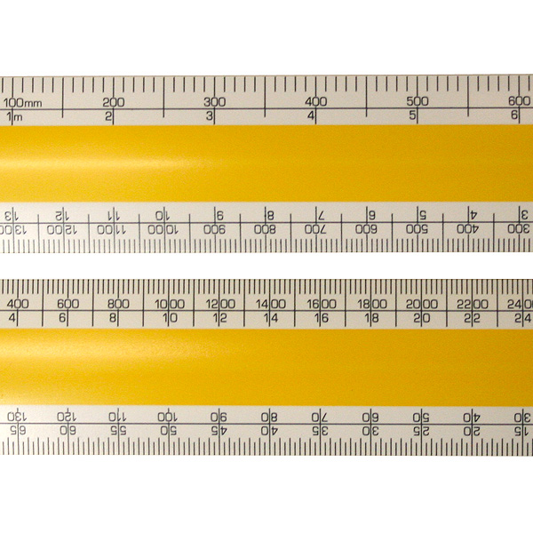 Oval Metric Scale Rule