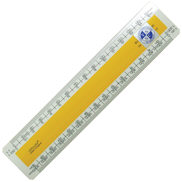 Oval Metric Scale Rule