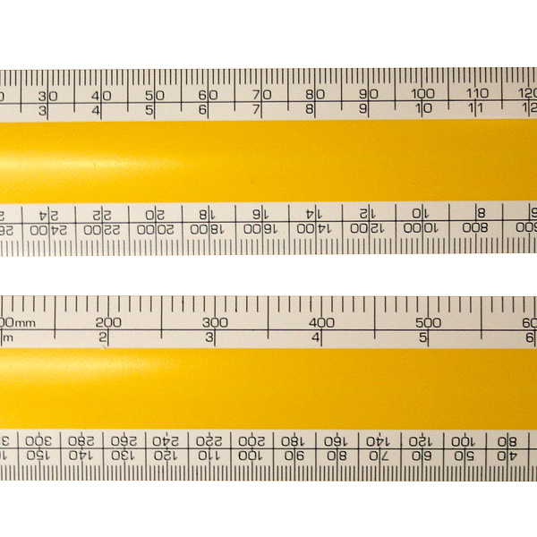 Oval Metric Scale Rule