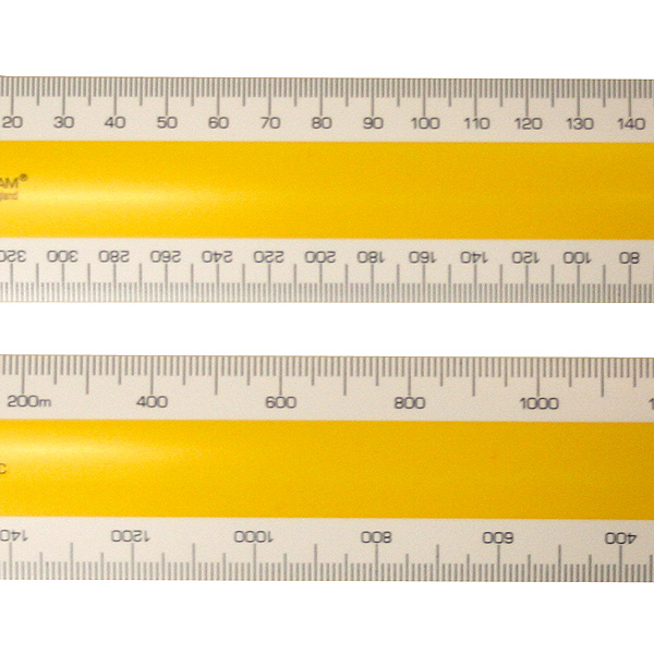 Oval Metric Scale Rule