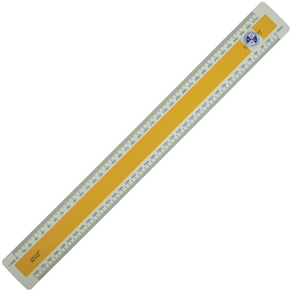 Oval Metric Scale Rule