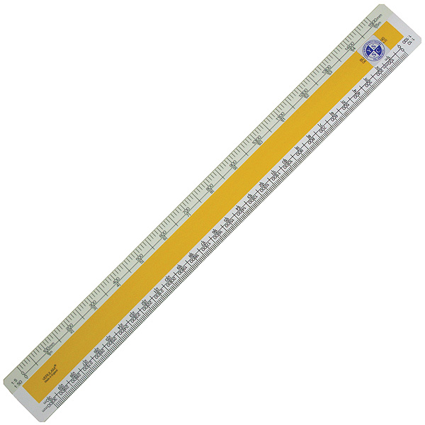 Oval Metric Scale Rule