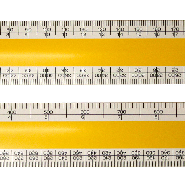 Oval Metric Scale Rule