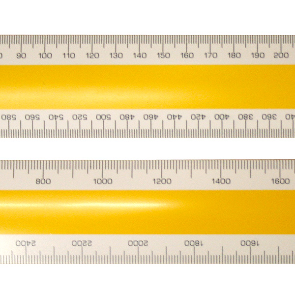 Oval Metric Scale Rule