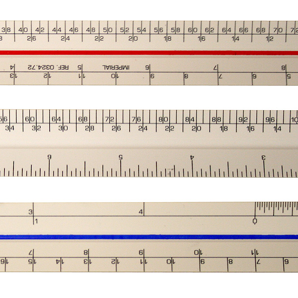 Triangular Scale Rule