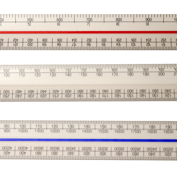 Triangular Scale Rule