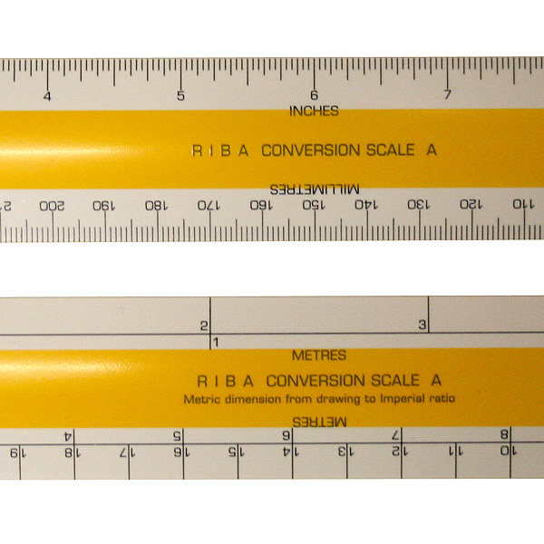 12'' Ver Scale Conversion Rule