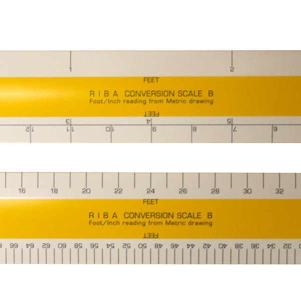 12'' Ver Scale Conversion Rule