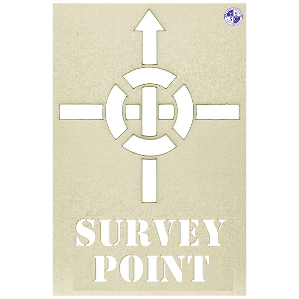 Survey Point Stencil 300 x 400mm