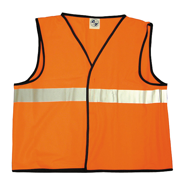 Orange Sleeveless Waistcoat - Large