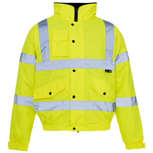 Hi-Vis Bomber Jacket - Yellow