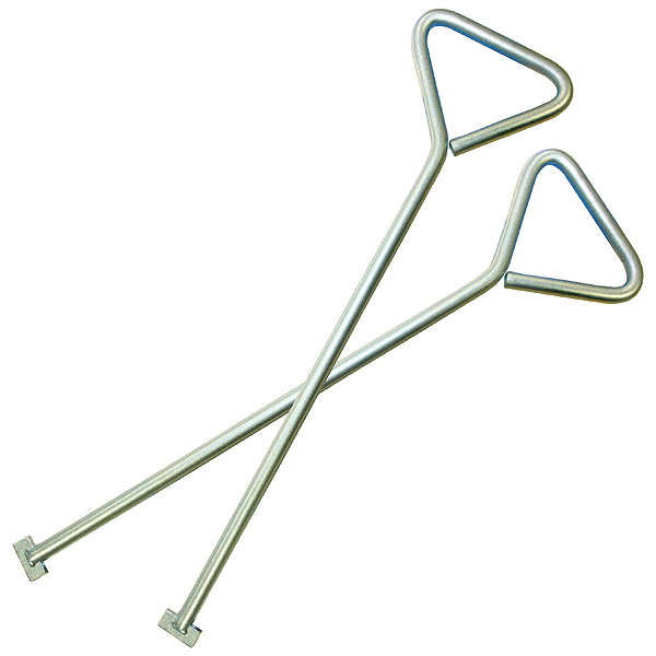 520mm 'D' Handle Manhole Keys (pair)